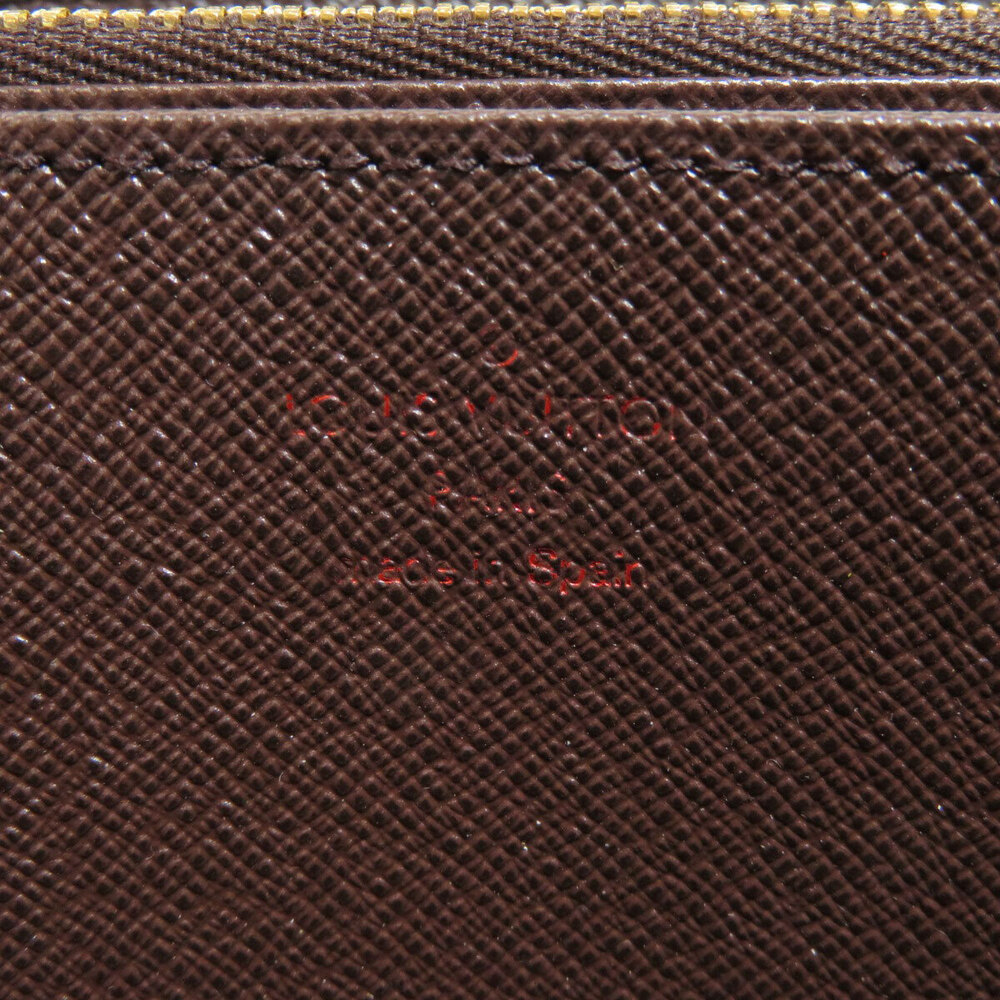 Louis Vuitton Wallet Damier Brown Wallet Ebene Canvas Long Zippy - Picture 6 of 6